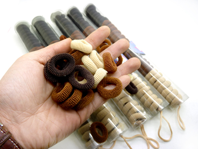 30支装韩版棉质毛巾发圈高弹性不伤发皮筋