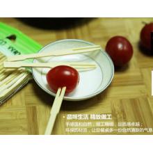 100支装天然环保一次性竹水果叉