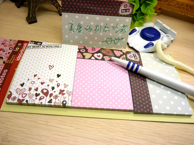 1号百款韩国创意便签本 异形记事贴