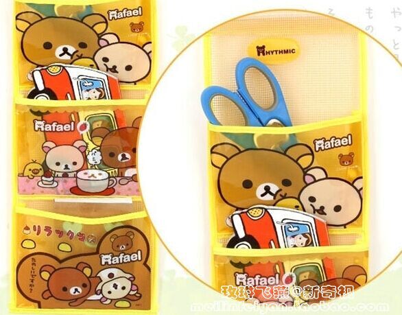 轻松卡通洗浴收纳挂袋