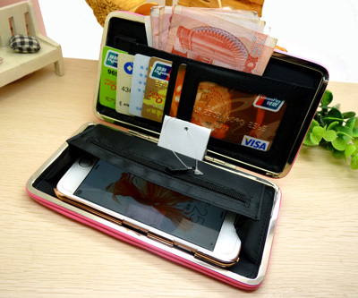 25cm*11cm多功能10寸手腕手机包女钱包女零钱包卡包	