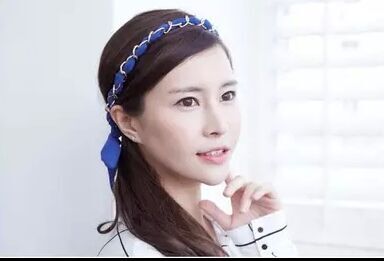 爆款发饰韩国链条复古头箍头带发绳	