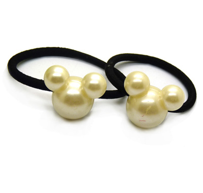 一对韩版发带 发饰皮筋珍珠发圈