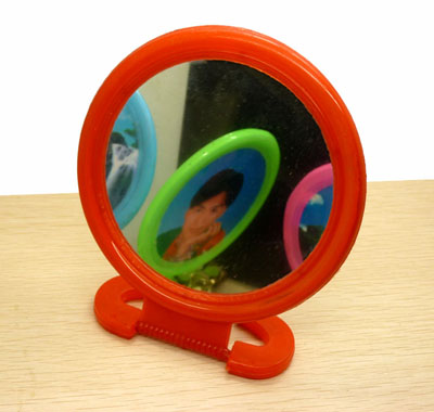 经典圆镜 塑料镜子