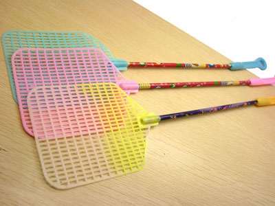 七彩苍蝇拍批发