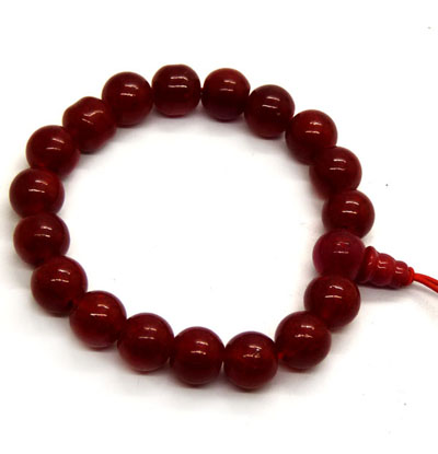 直径0.8cm仿玛瑙佛珠手链