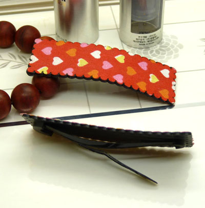 新款布艺发夹压夹