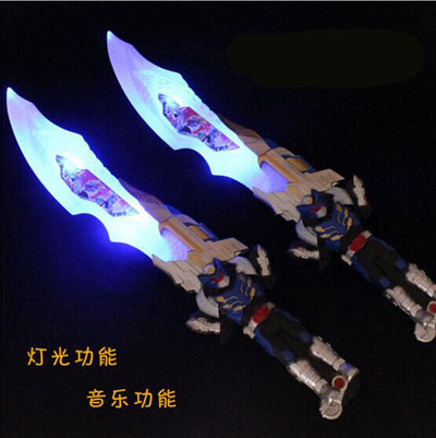 54CM超长武士刀剑男孩发光