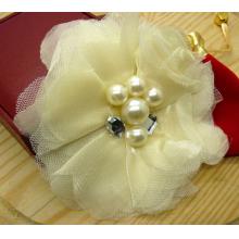 合金布花BB夹 胸花饰品	