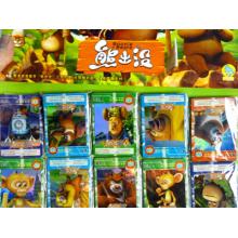 闪亮出击特级版方卡玩具卡片加厚300张/卡