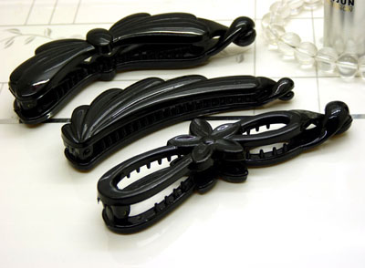 可爱小清新竖夹香蕉夹 盘发必备