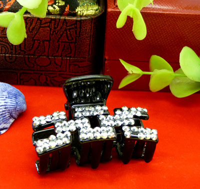 精致头饰发饰 水钻镶钻发夹发抓