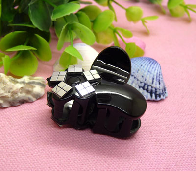 新款发饰发夹黑色实用美发顶夹基础款抓夹