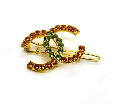 蝴蝶结鸭嘴夹韩国水钻压夹