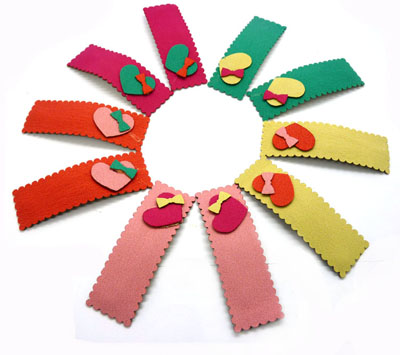 新款大号蝴蝶结方形BB夹顶夹批发	