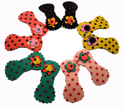 新款大号蝴蝶结方形BB夹顶夹批发