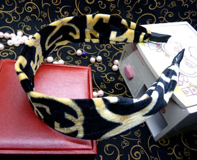 绒布金丝绒钢卡发带发箍头带