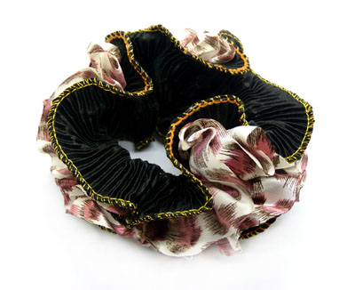 热销发饰批发 布艺雪纺发圈头绳皮筋