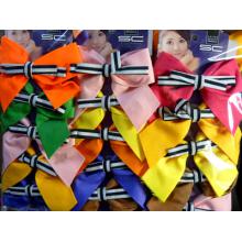 新款热卖布艺蝴蝶结发夹 弹簧夹厂家批发