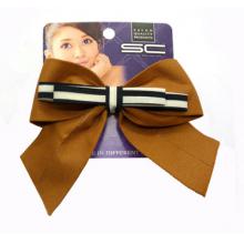 新款热卖布艺蝴蝶结发夹 弹簧夹厂家批发