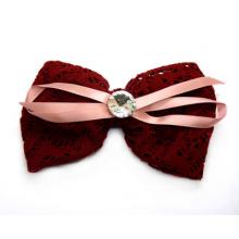 新款热卖布艺蝴蝶结发夹 弹簧夹厂家批发