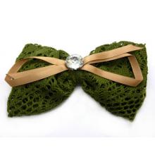 新款热卖布艺蝴蝶结发夹 弹簧夹厂家批发