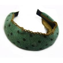 布艺绒布百搭 宽边发箍斑点发饰