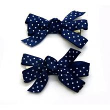 一对装新款儿童蝴蝶结彩色发夹