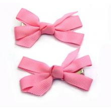 一对装新款儿童蝴蝶结彩色发夹