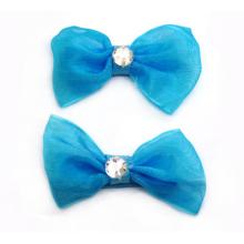 一对装新款儿童蝴蝶结彩色发夹