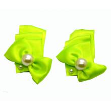 一对装 供应韩版时尚布艺蝴蝶结发夹发饰