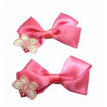 一对装 供应韩版时尚布艺蝴蝶结发夹发饰