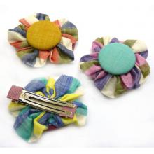 一对卡通夹可爱糖果色发夹