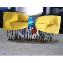 布艺蝴蝶结甜美发梳混批