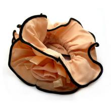 双层布艺雪纺发圈头绳皮筋