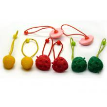 一对亚克力糖果色果冻球发圈 米奇球球头绳 混款发绳皮筋