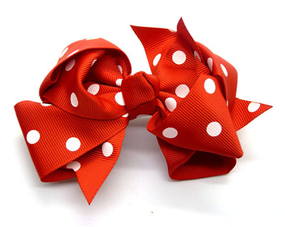 大蝴蝶结压夹 布艺蝴蝶结发夹